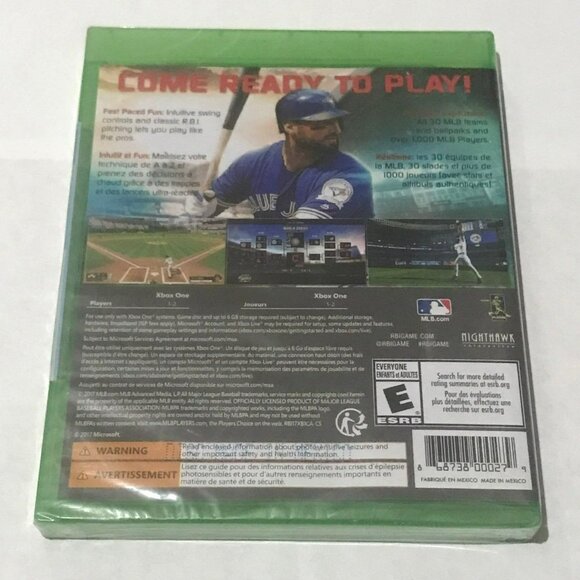 Xbox One RBI Baseball 2017 (Factory Sealed) - Picture 2 of 3